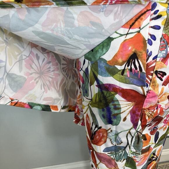 Rip Skirt Hawaii Swim Suit Wrap Cover Up size Medium Pink Floral Wildflower - Picture 8 of 10